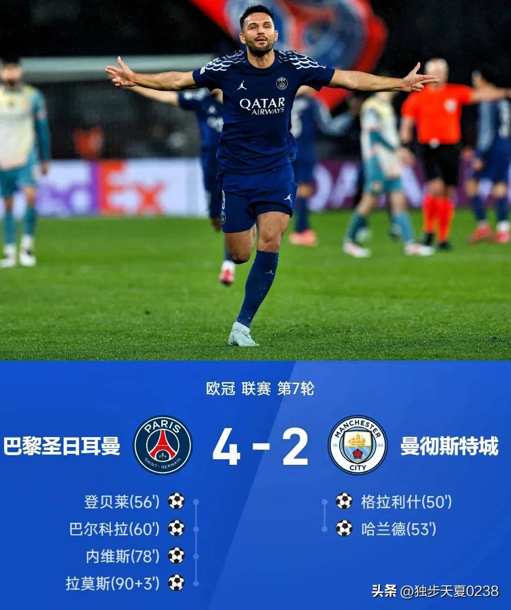 巴黎战胜曼城，取得宝贵的胜利