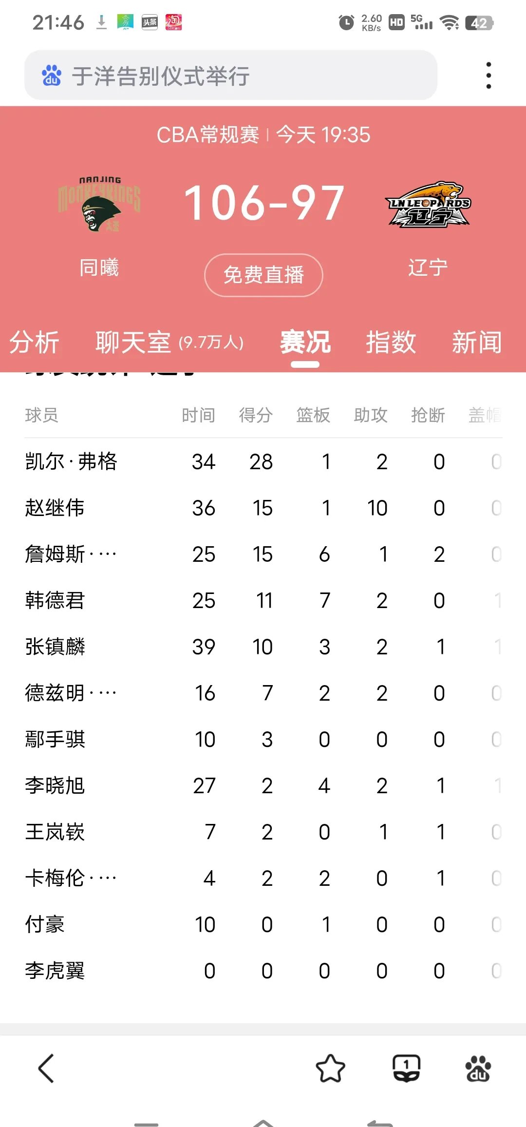大连人队员迎来个人连胜，积分上升